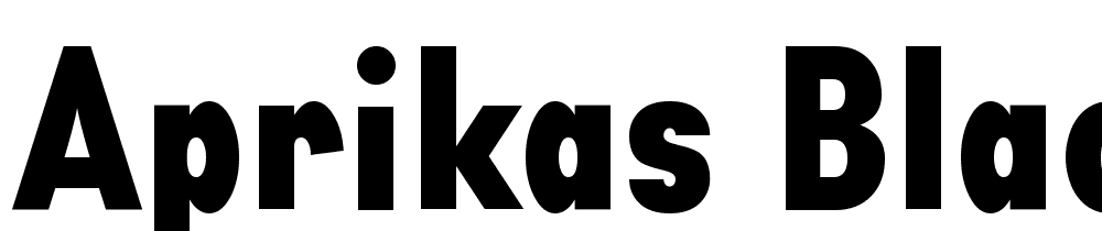 Aprikas-Black-Demo font family download free