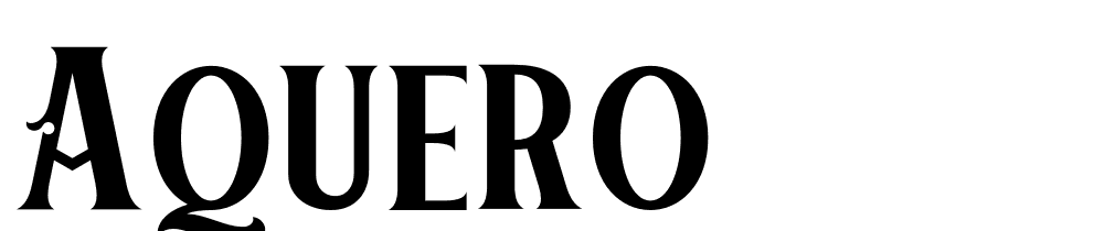 Aquero font family download free