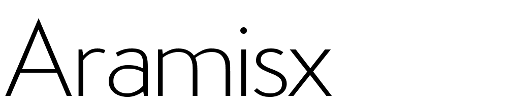 AramisX font family download free