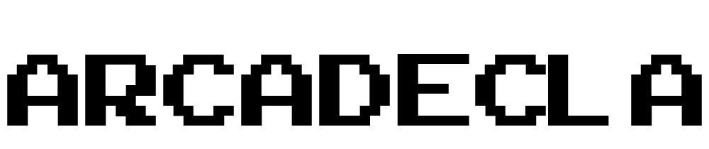 ArcadeClassic font family download free