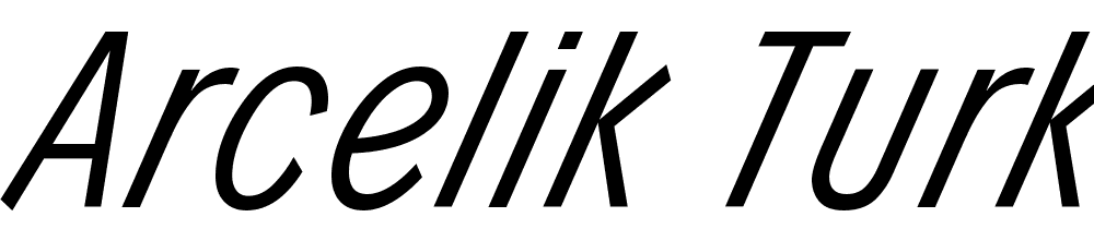 Arcelik-Turkish-BigCaps font family download free