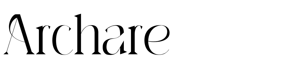 archare font family download free