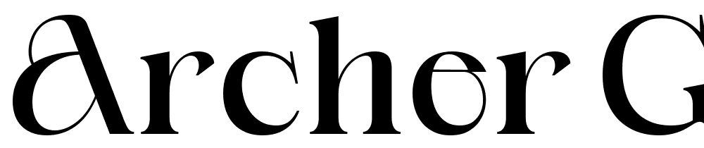 Archer-Gage-Demo font family download free