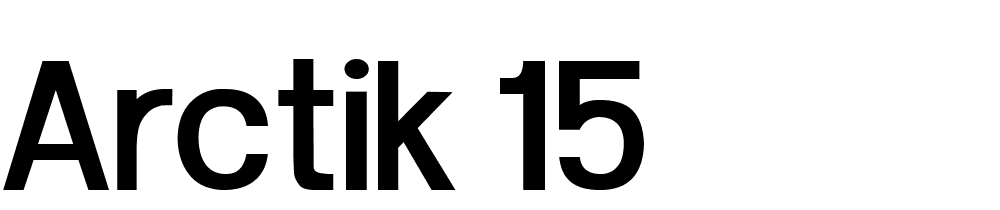 arctik-15 font family download free