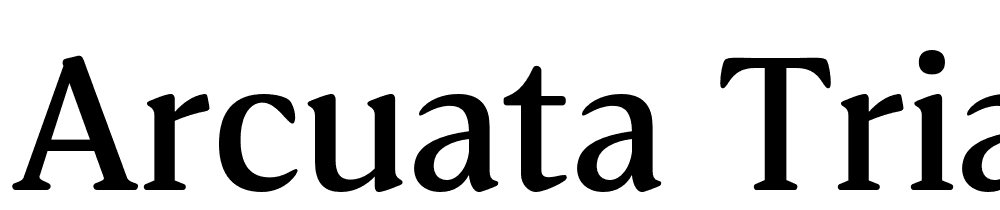 Arcuata-Trial-Medium font family download free