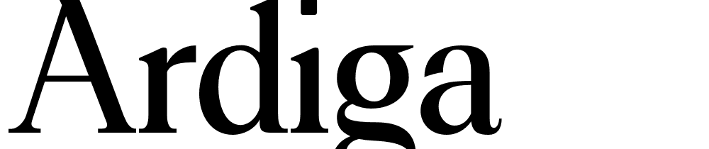 Ardiga font family download free