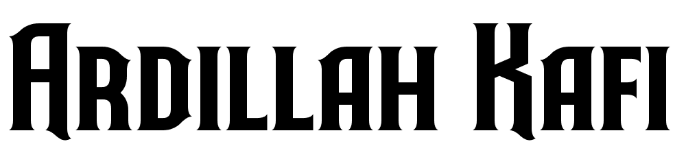 Ardillah-Kafi font family download free