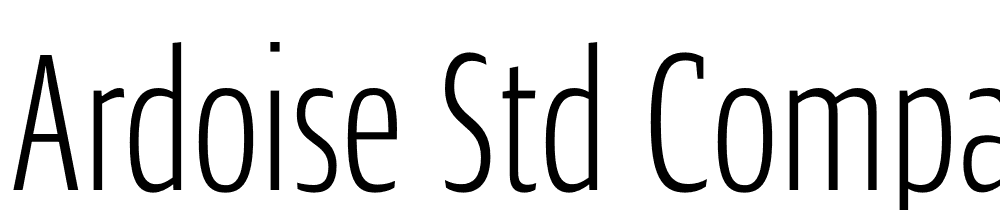 Ardoise-Std-Compact-Light font family download free