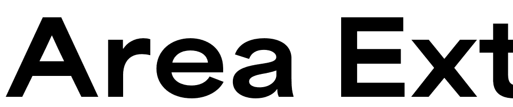 Area-Extended-ExtraBold font family download free