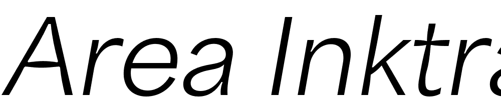 Area-Inktrap-Regular-Italic font family download free