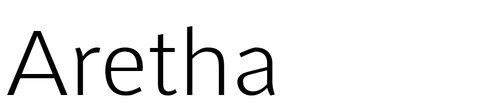 aretha font family download free