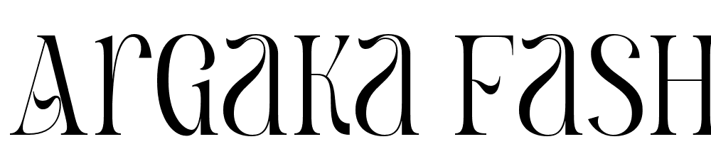 argaka-fashion font family download free