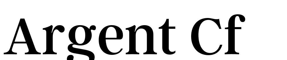 Argent CF font family download free