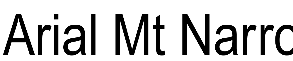 Arial-MT-Narrow font family download free