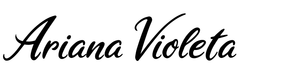 Ariana Violeta font family download free