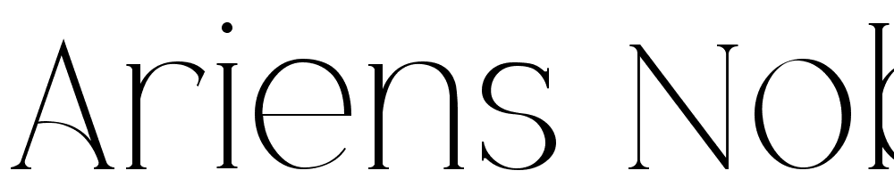 Ariens-Nobela font family download free