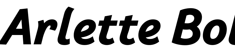 Arlette-Bold-Italic font family download free