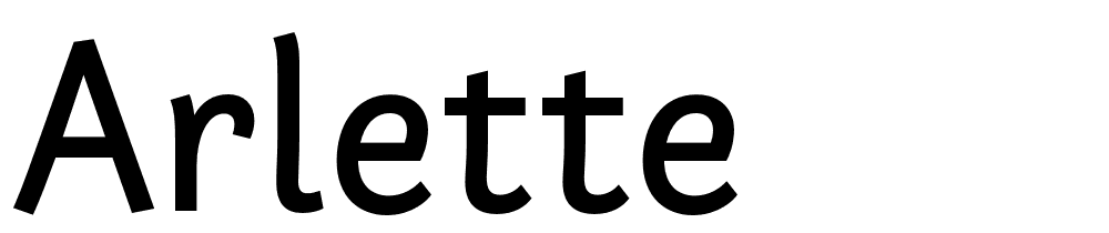 Arlette font family download free