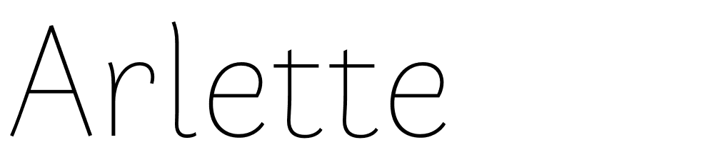 Arlette font family download free