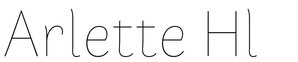 Arlette-Hl font family download free