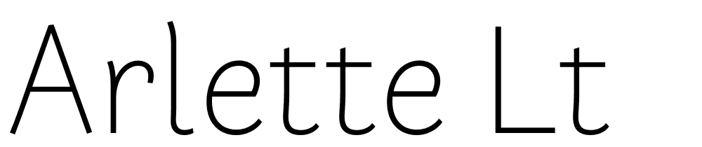 Arlette-Lt font family download free