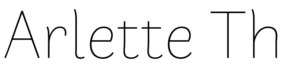 Arlette-Th font family download free