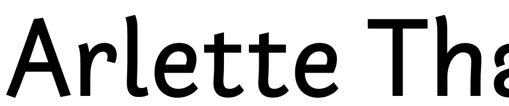 Arlette-THA font family download free