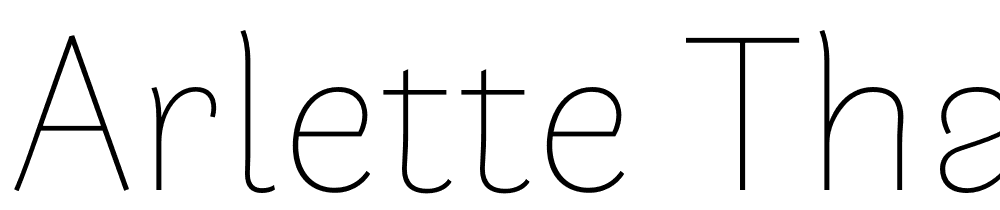 Arlette-THA-Th font family download free