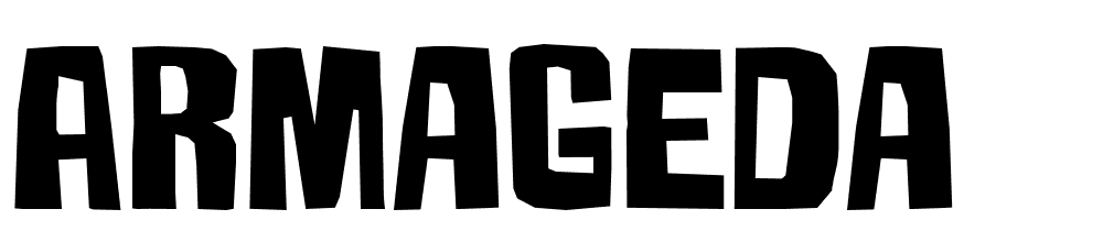 armageda font family download free