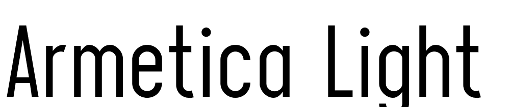 Armetica-Light font family download free