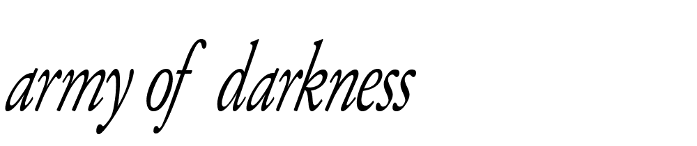 Army-of-Darkness font family download free