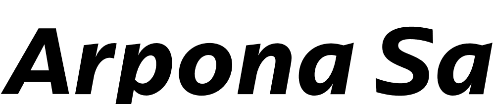 Arpona Sans font family download free