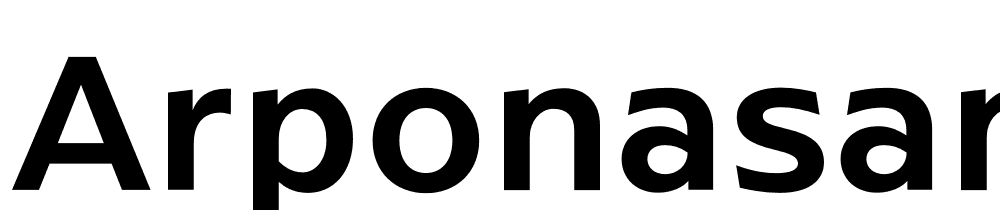 ArponaSans-Medium font family download free