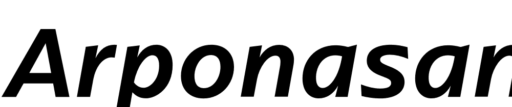 ArponaSans-Medium-Italic font family download free