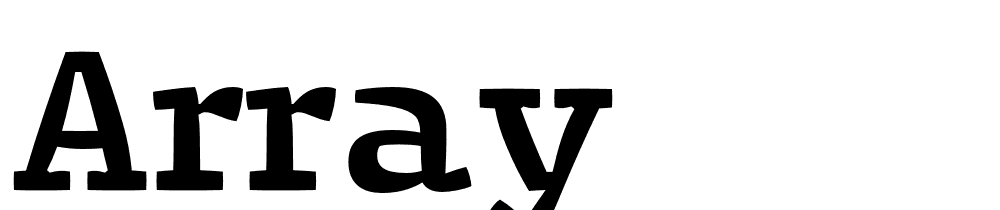 Array font family download free