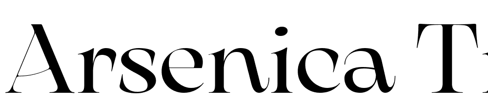 Arsenica-Trial-Regular font family download free