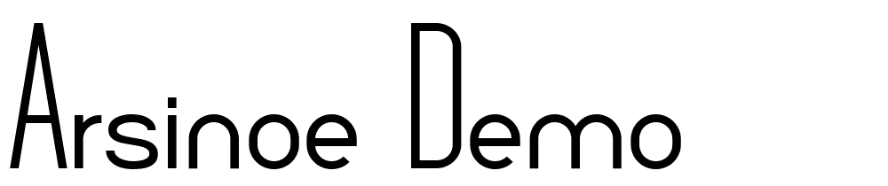 Arsinoe-DEMO font family download free