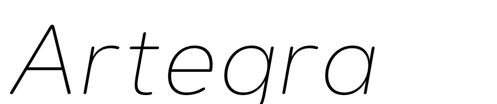 Artegra font family download free