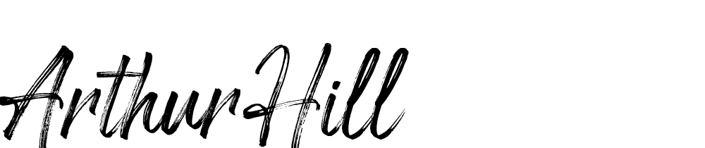 Arthur Hill font family download free