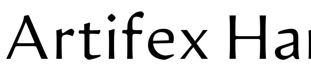 Artifex Hand Cf font family download free