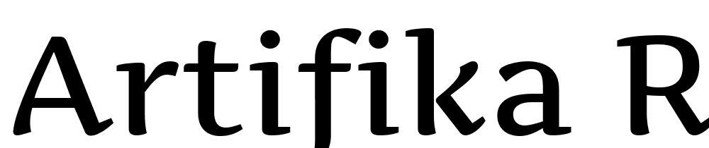 Artifika-Regular font family download free