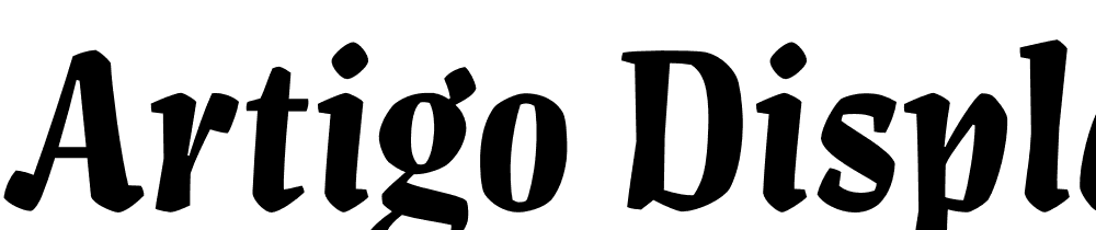 Artigo-Display-Bold font family download free