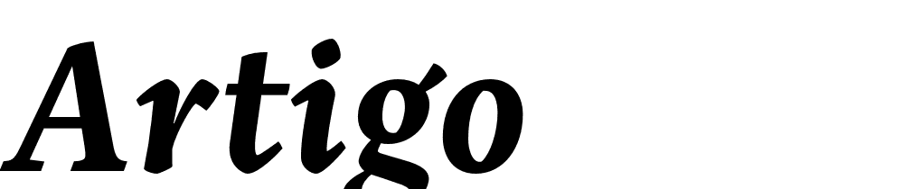 Artigo font family download free