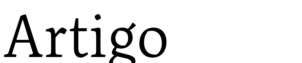 Artigo font family download free