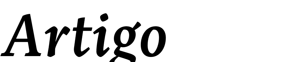 Artigo font family download free