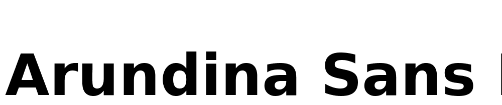 Arundina-Sans-Bold font family download free