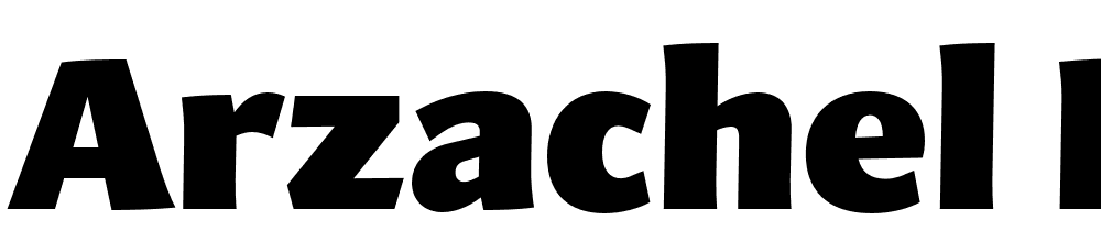 Arzachel-Black font family download free