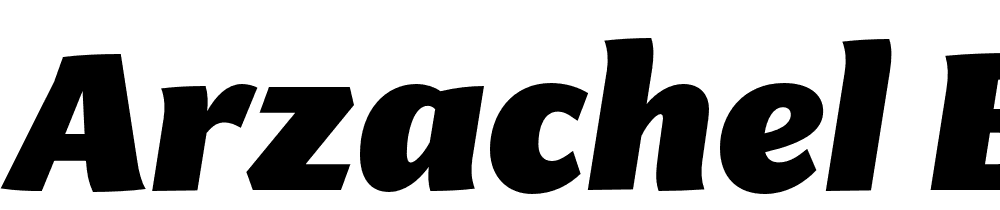Arzachel-Black-Italic-Italic font family download free