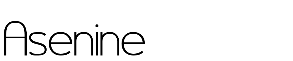 Asenine font family download free