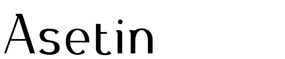 Asetin font family download free